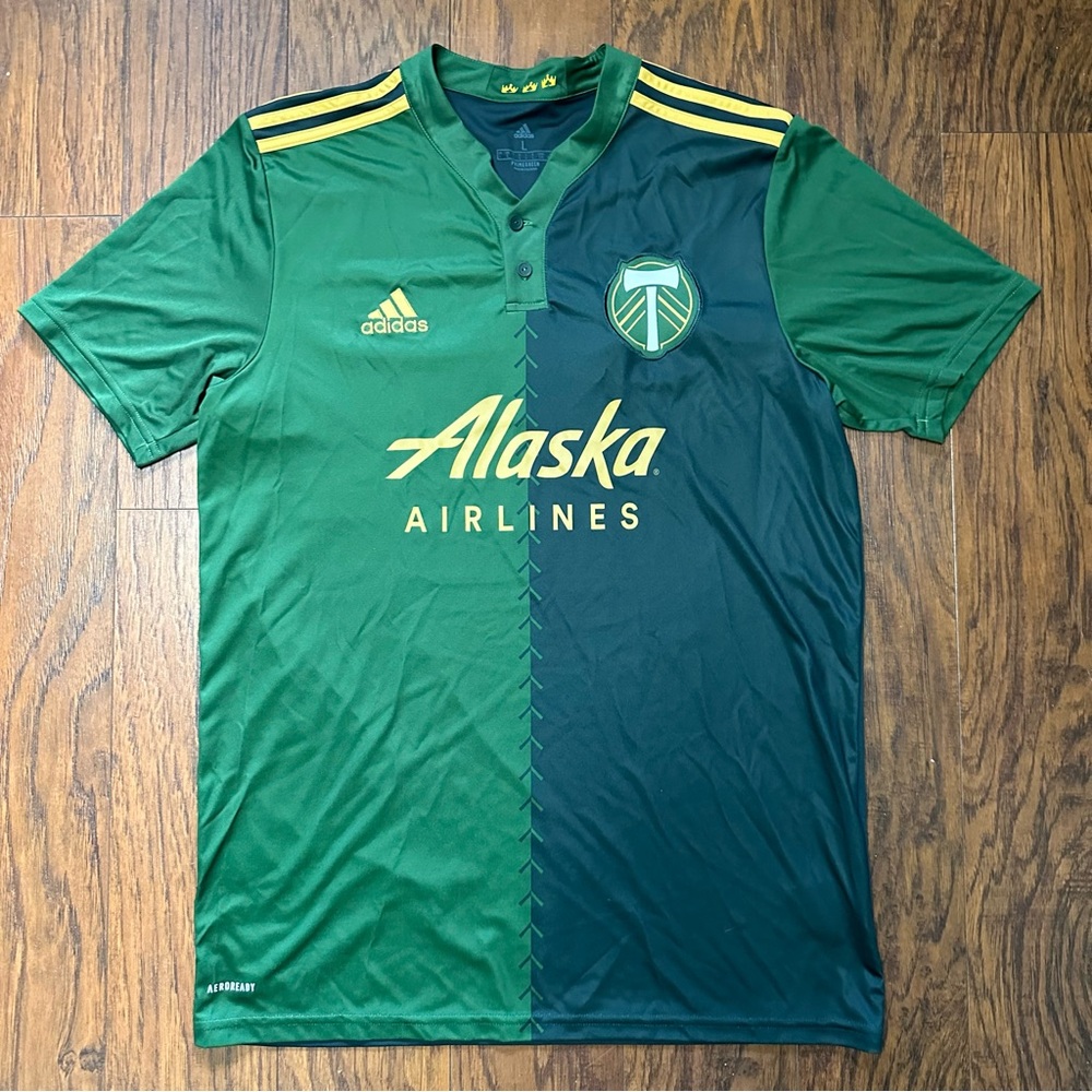 Adidas Portland Timbers home 2020/21 jersey men’s large